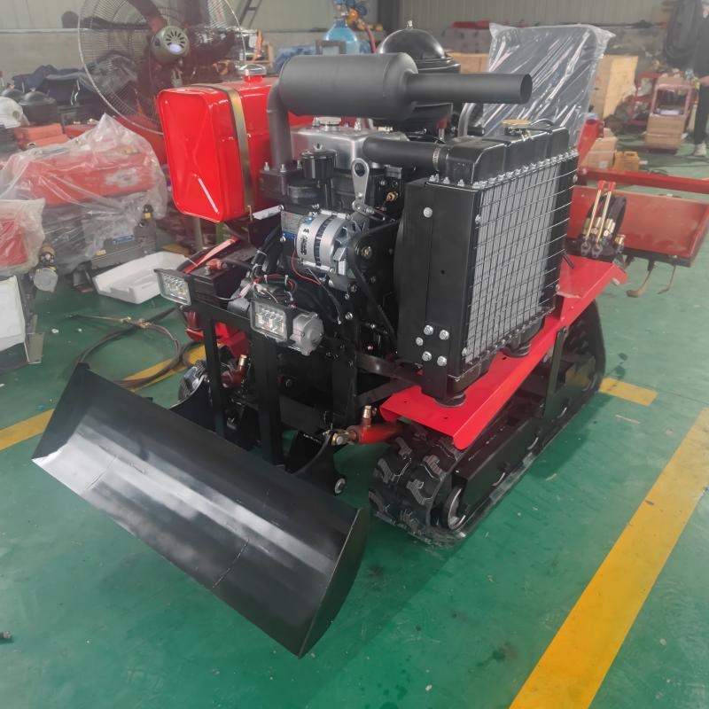 Us Agriculture Farming Job - Durable Multifunctional Ride-on Crawler Tiller For