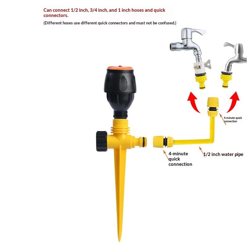 HOT!Automatic Rotating Sprinkl - Agriculture Farming Degree recension och pris
